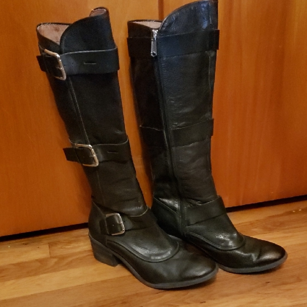 Donald J. Pliner DAX Black Over the Knee Boots